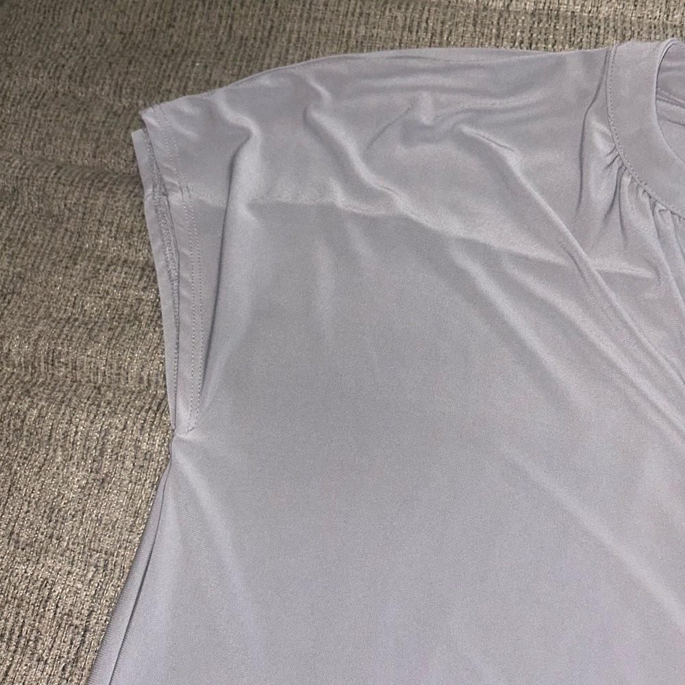 Jones New York Gray Blouse - Picture 5 of 8